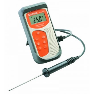 EcoScan Temp 6 3-Wire RTD PT100 Temperature Meter With Probe ECTEM6TEM01R